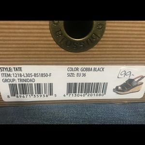 Bussola black wedges. So comfortable